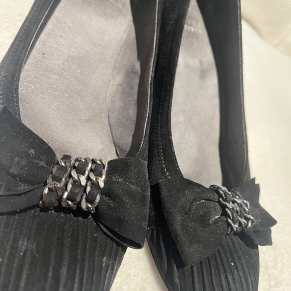 Stuart Weitzman Suede Wedge Heel Pumps - Picture 5 of 5